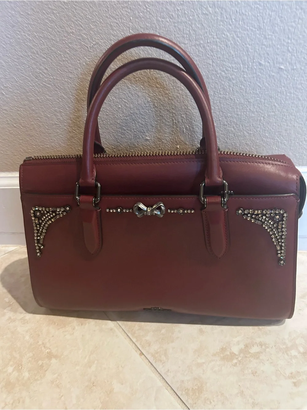 Coach Selena Gomez Bond Satchel